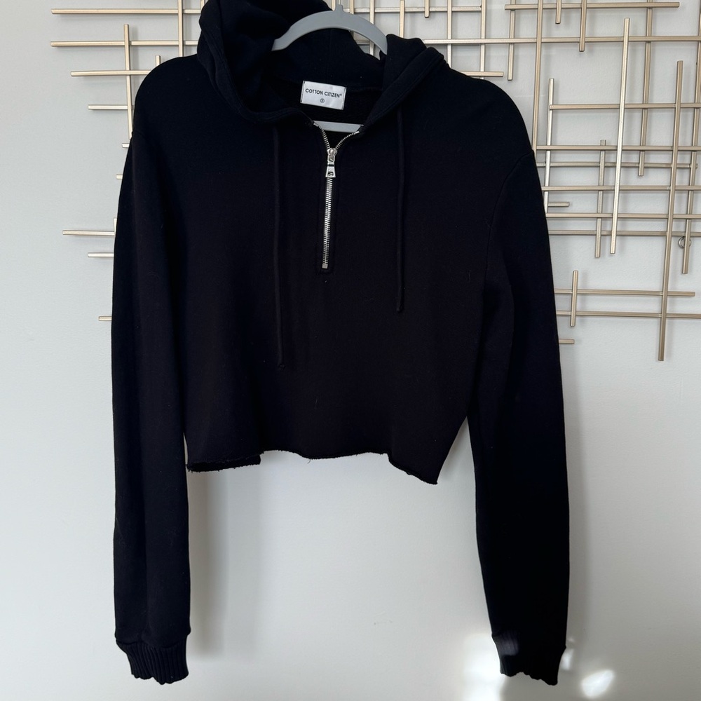Cotton Citizen Boston Crop Hoodie - Picture 2 of 4